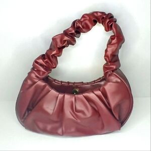 Maroon handbag
